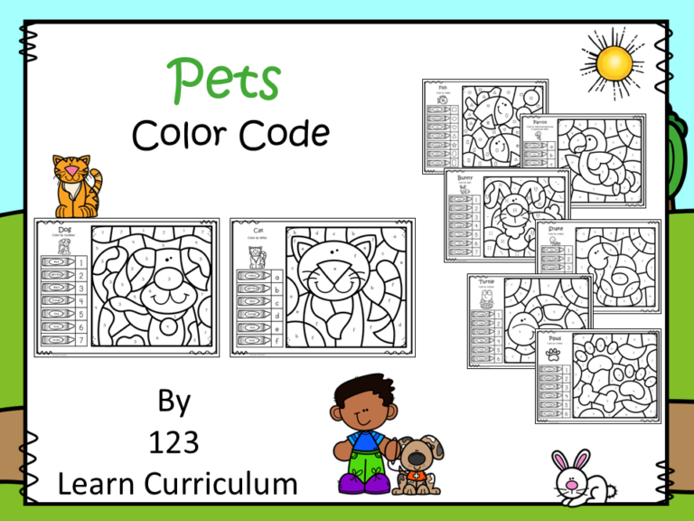 Pets – 123 Learn Curriculum